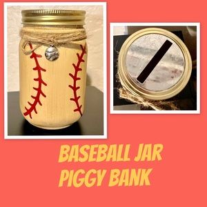 Baseball Piggy Bank